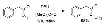 碳酸二甲酯对苯乙酸进行甲基化
