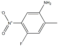 2-Methyl-4-fluoro-5-nitroaniline Structure