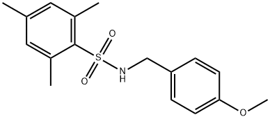 N-(4-Methoxybenzyl)-2,4,6-triMethylbenzenesulfonaMide, 97% Structure