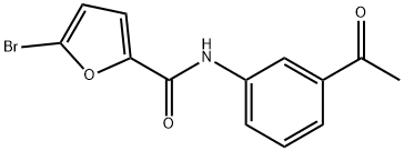 N-(3-Acetylphenyl)-5-bromo-2-furamide Structure