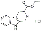 2,3,4,9-TETRAHYDRO-1H-BETA-CARBOLINE-3-CARBOXYLICACID ETHYL ESTER HYDROCHLORIDE Structure