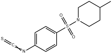 1-[(4-ISOTHIOCYANATOPHENYL)SULFONYL]-4-METHYLPIPERIDINE Structure