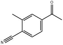 4-Acetyl-2-methylbenzonitrile Structure