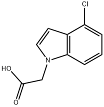 (4-Chloro-1H-indol-1-yl)acetic acid Structure