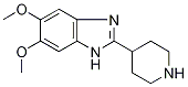 5,6-Dimethoxy-2-(piperidin-4-yl)-1H-benzimidazole Structure