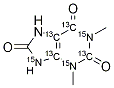 1,3-Dimethyluric acid-13C4,15N3 Structure