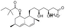 SIMVASTATIN-D6 HYDROXY ACID, AMMONIUM SALT Structure