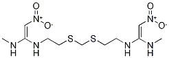 1,1'-N-[Methylenebis(sulphanediylethylene)]bis(N'-Methyl-2-nitroethene-1,1-diaMine Structure