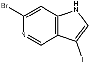 6-BROMO-3-IODO-5-AZAINDOLE Structure