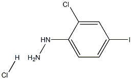 1-(2-chloro-4-iodophenyl)hydrazine hydrochloride Structure