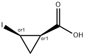 (cis)2-iodocyclopropanecarboxylic acid Structure