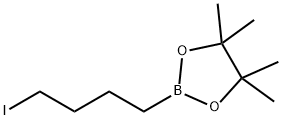 1,3,2-Dioxaborolane, 2-(4-iodobutyl)-4,4,5,5-tetraMethyl- Structure