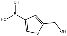 (5-(HydroxyMethyl)thiophen-3-yl)boronic acid Structure