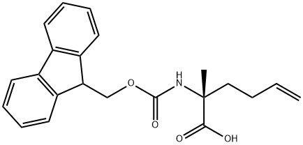 (R)-N-Fmoc-2-(3'-butenyl)alanine Structure