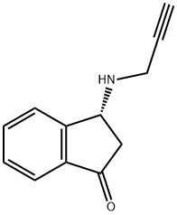 (3R)-2,3-Dihydro-3-(2-propyn-1-ylaMino)-1H-inden-1-one Structure