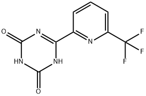 6-(6-(trifluoromethyl)pyridin-2-yl)-1,3,5-triazine-2,4(1H,3H)-dione Structure