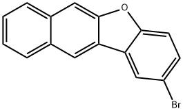 2-broMobenzo[b]-naphtho[2,3-d]furan Structure