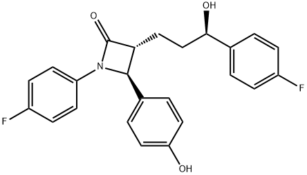 (3'R)-Ezetimibe Structure