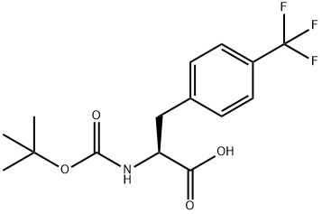 N-Boc-4-(trifluoroMethyl)-DL-phenylalanine Structure