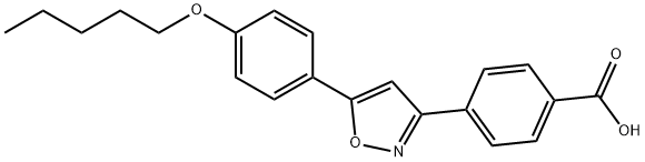 179162-55-1 4-(5-(4-(pentyloxy)phenyl)isoxazol-3-yl)benzoic acid