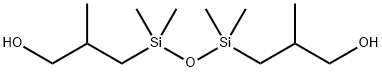 1,3-BIS(3-HYDROXYISOBUTYL)TETRAMETHYLDISILOXANE Structure