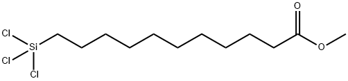 10-(CARBOMETHOXY)DECYLTRICHLOROSILANE Structure