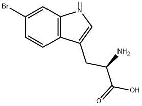 6-broMo-D-tryptophan Structure