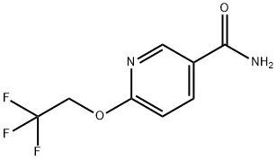 6-(2,2,2-Trifluoroethoxy)nicotinaMide Structure