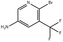 6-broMo-5-(trifluoroMethyl)pyridin-3-aMine Structure