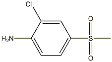 2-Chloro-4-(Methylsulfonyl)BenzenaMine Structure