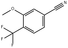 3-Methoxy-4-(trifluoroMethyl)benzonitrile Structure