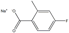 sodiuM 4-fluoro-2-Methylbenzoate Structure