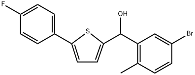 (3R,4S,5S,6R)-2-(3-((5-(4-fluorophenyl)thiophen-2-yl)Methyl)-4-Methylphenyl)-6-(hydroxyMethyl)tetrahydro-2H-pyran-2,3,4,5-tetraol Structure