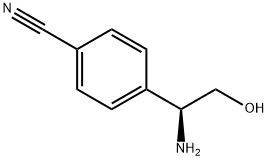 4-((1S)-1-AMINO-2-HYDROXYETHYL)BENZENECARBONITRILE Structure