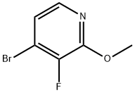 4-bromo-3-fluoro-2-methoxypyridine Structure