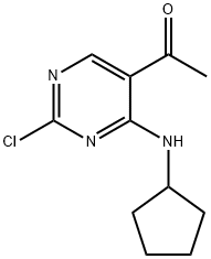 1244949-62-9 2-chloro-4-(cyclopentylamino)-5-pyrimidinyl ethanone