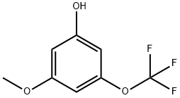 3-METHOXY-5-(TRIFLUOROMETHOXY)PHENOL Structure