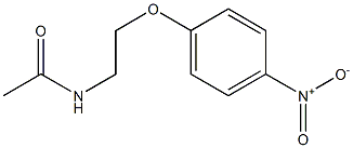 Acetamide,N-[2-(4-nitrophenoxy)ethyl]- Structure