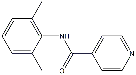 4-PyridinecarboxaMide, N-(2,6-diMethylphenyl)- Structure