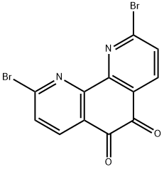 2,9-dibromo-1,10-phenanthroline-5,6-dione Structure