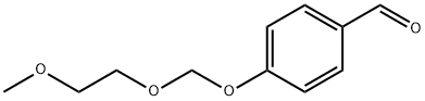 Benzaldehyde, 4-[(2-methoxyethoxy)methoxy]- Structure