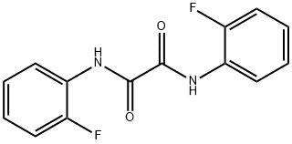 N,N'-bis(2-fluorophenyl)ethanediamide Structure