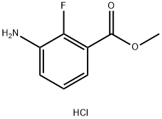 methyl 3-amino-2-fluorobenzoate Structure