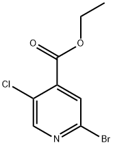 ethyl 2-bromo-5-chloroisonicotinate Structure