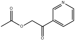 ACETIC ACID 2-OXO-2-PYRIDIN-3-YL-ETHYL ESTER Structure