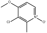 3-chloro-4-methoxy-2-methylpyridine N-oxide Structure