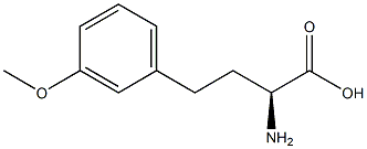 (S)-2-Amino-4-(3-methoxyphenyl)butanoic acid Structure