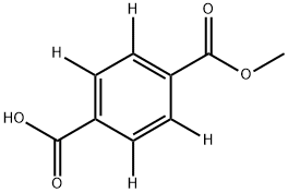 MONO-METHYL TEREPHTHALATE-2,3,5,6-D4 Structure