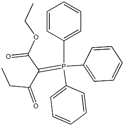 Pentanoic acid,3-oxo-2-(triphenylphosphoranylidene)-, ethyl ester Structure