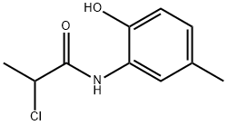 Propanamide, 2-chloro-N-(2-hydroxy-5-methylphenyl)- Structure